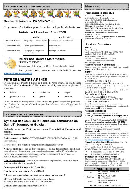 090420 418 bulletin municipal - Commune de Guiclan