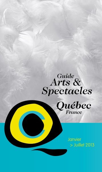 Guide Arts & Spectacles - MinistÃ¨re des Relations internationales