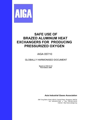 safe use of brazed aluminum heat exchangers for ... - Asiaiga.org