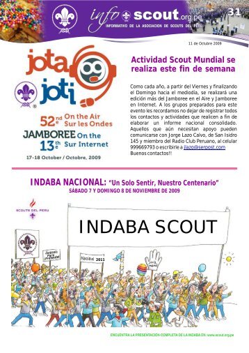 Info Scout NÂ° 031.pdf - Scouts del PerÃº