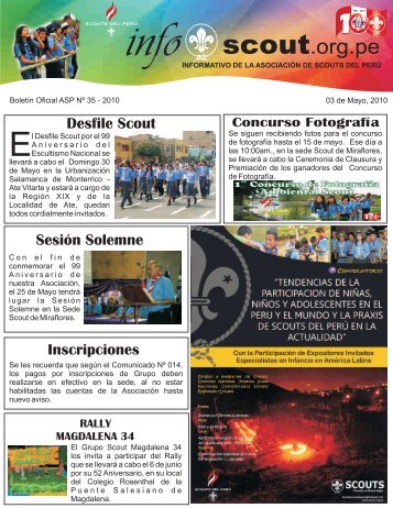 INFO SCOUT 35 - Scouts del PerÃº