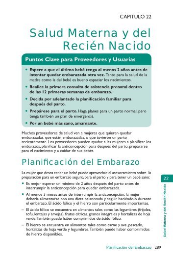 Salud Materna y Neonatal