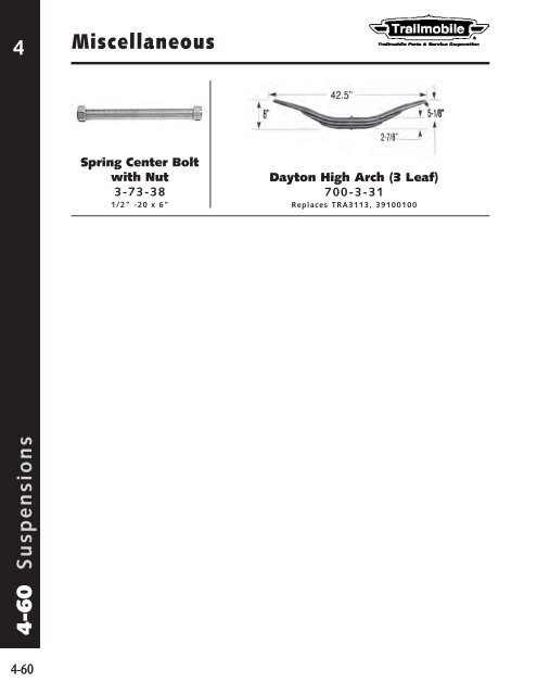 Trailmobile Parts & Service Parts Catalog