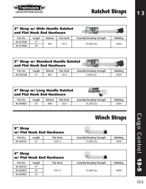 Trailmobile Parts & Service Parts Catalog