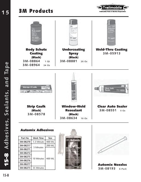 Trailmobile Parts & Service Parts Catalog