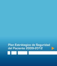 Plan EstratÃ©gico de Seguridad del Paciente 2009-2012 - Complejo ...