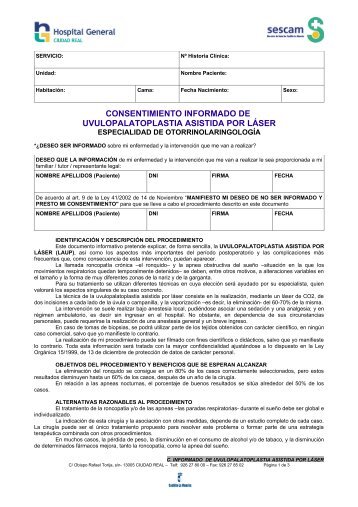 consentimiento informado de uvulopalatoplastia asistida por ... - hgucr