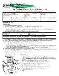 Temporary Food establishment and Festival Concessions Guide