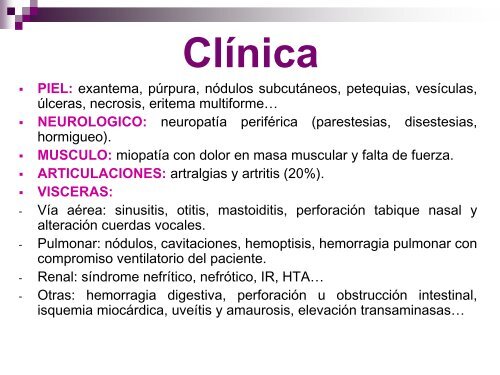 Vasculitis - hgucr