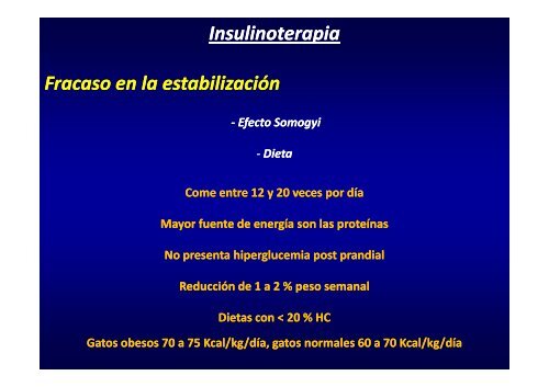 Diabetes - Facultad de Ciencias Veterinarias