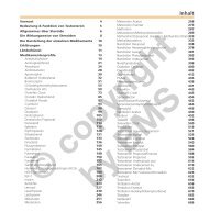 Das Schwarze Buch 2007 - Anabole Steroide - Inhaltsverzeichnis