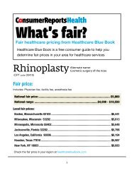 Rhinoplasty (Healthcare Blue Book) - Consumer Health Choices