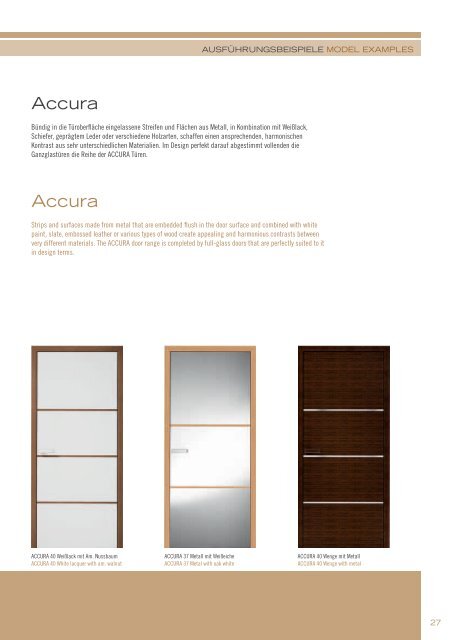 HUGA CONCEPT COLLECTION - Doors and Floors Doors and Floors