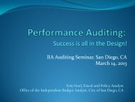 Performance Auditing Success is All in the Design - Chapters Site