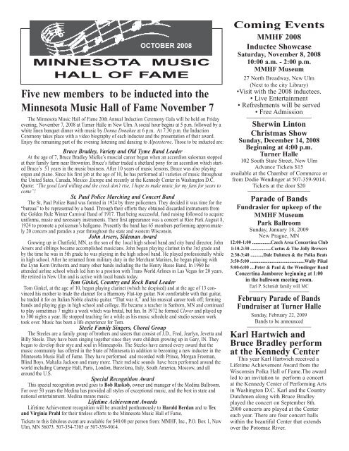 Five new members to be inducted into the Minnesota Music Hall of ...