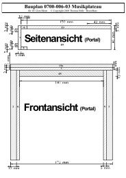 Frontansicht (Portal) Seitenansicht (Portal)