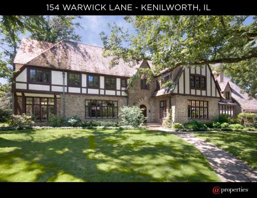 154 WarWick Lane - keniLWOrTH, iL - Properties