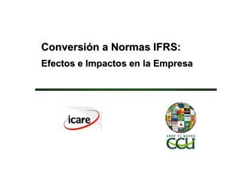 ICARE ConversiÃ³n a Normas IFR - CCU Investor