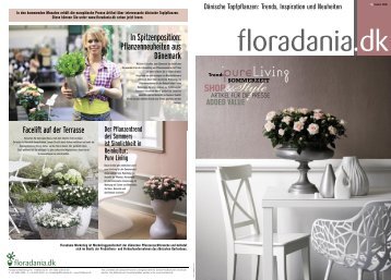In Spitzenposition: Pflanzenneuheiten aus DÃ¤nemark - Floradania.dk