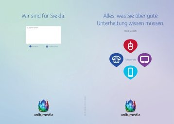 Wir sind für Sie da. Alles, was Sie über gute Unterhaltung wissen müssen.