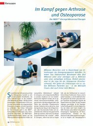 Im Kampf gegen Arthrose und Osteoporose - Dr. med. Paul Schepers