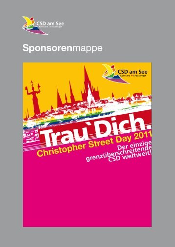 Sponsorenmappe - CSD am See