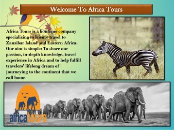 Welcome To Africa Tours