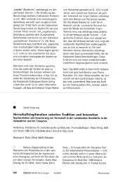 Herrschaftslegitimation zwischen Tradition und Innovation