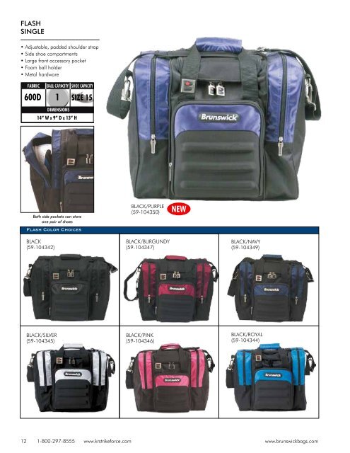 B2010 BAG CATALOG - Brunswick Bags