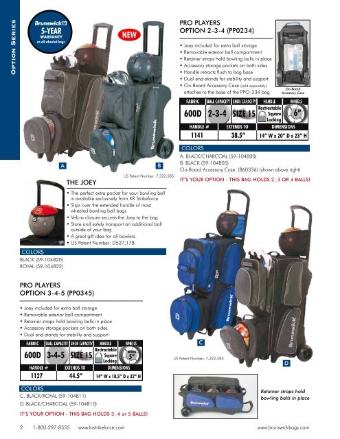 B2010 BAG CATALOG - Brunswick Bags