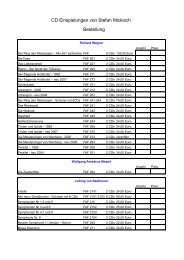 Bestellformular als pdf-Datei - Stefan Mickisch