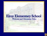 Elroy Elementary School - Brentwood Borough School District