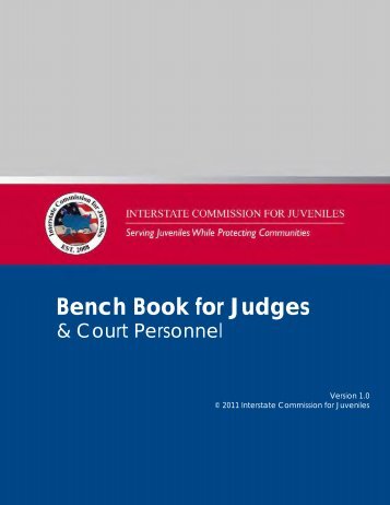 Bench Book for Judges - Maryland State Archives