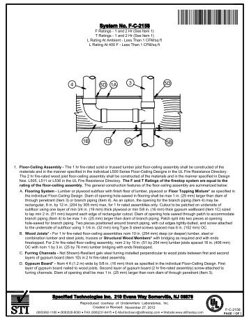 FC-2158 - STI - Specified Technologies Inc