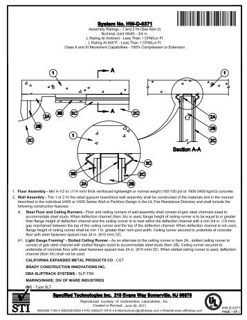 HW-D-0371 - STI - Specified Technologies Inc