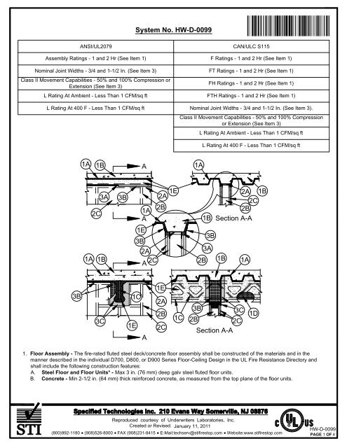Hw D 0099 Sti Specified Technologies Inc
