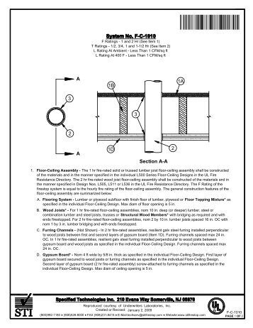 FC-1010 - STI - Specified Technologies Inc