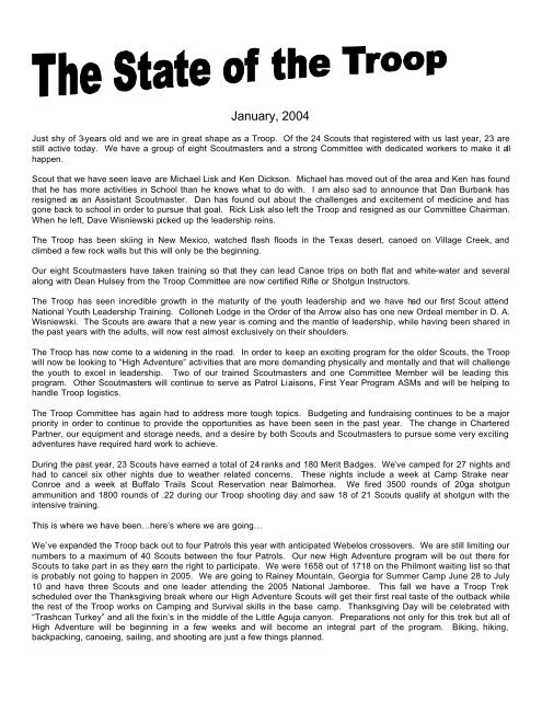 T957-Holiday Letter-2004 - Boy Scout Troop 957