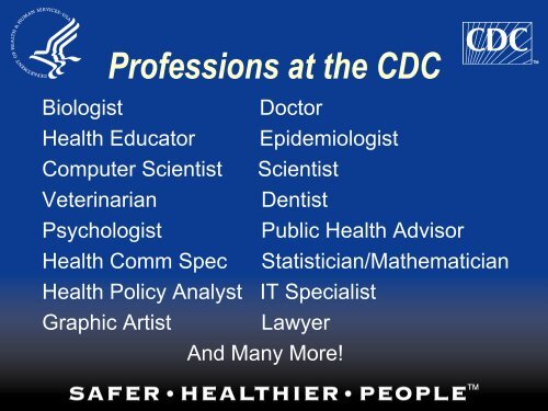 Centers for Disease Control and Prevention