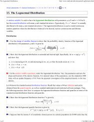 13. The Lognormal Distribution