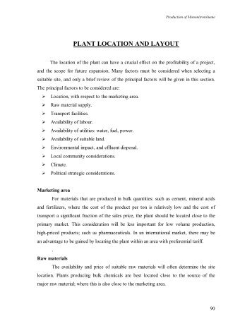 Plant Location&Layout