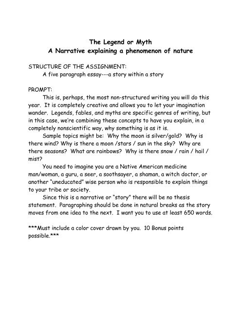 The Legend or Myth