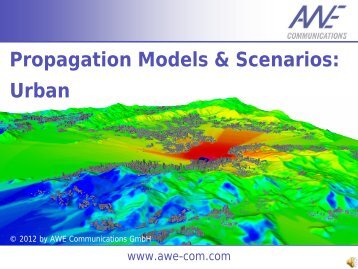 Propagation Models - AWE-Communications