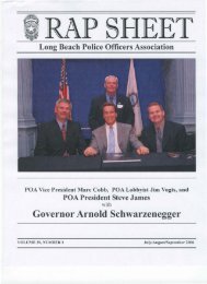 JUL/AUG/SEP - Long Beach Police Officers Association