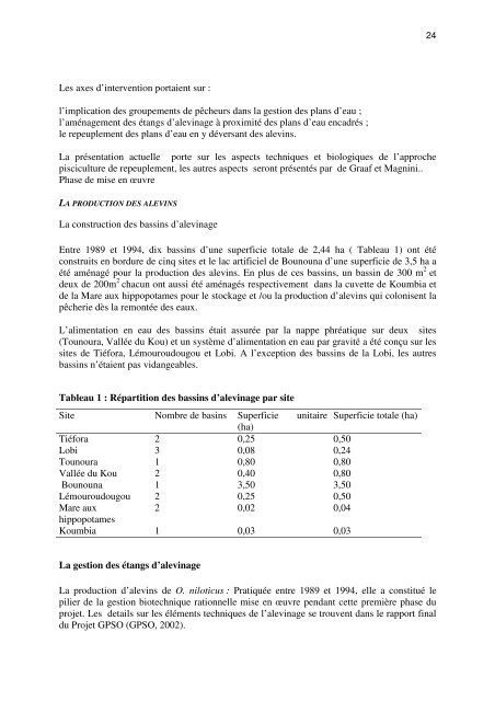 RAPPORT GENERAL DE L'ATELIER ... - Nefisco.org