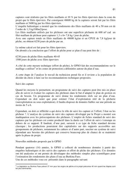 RAPPORT GENERAL DE L'ATELIER ... - Nefisco.org