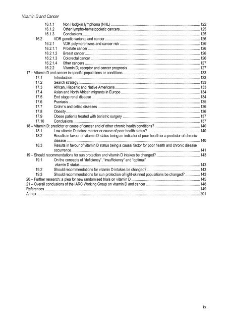 Contents - IARC