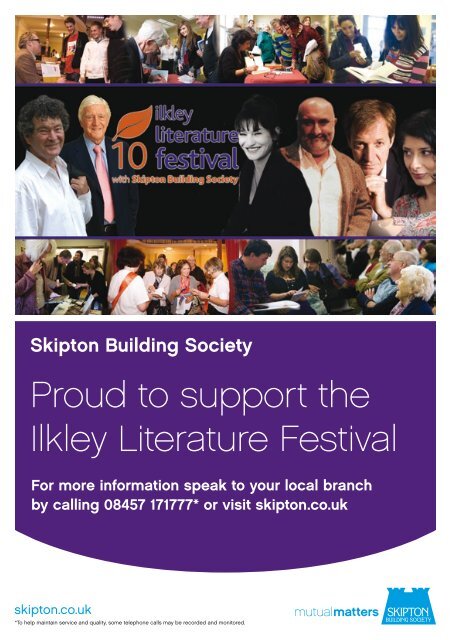 programme - Ilkley Literature Festival
