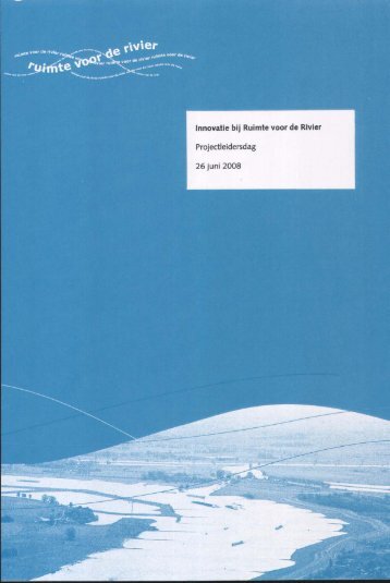 Innovatie bij Ruimte voor de Rivier (incl. WINN projecten) (rapport)