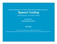 Speech Coding